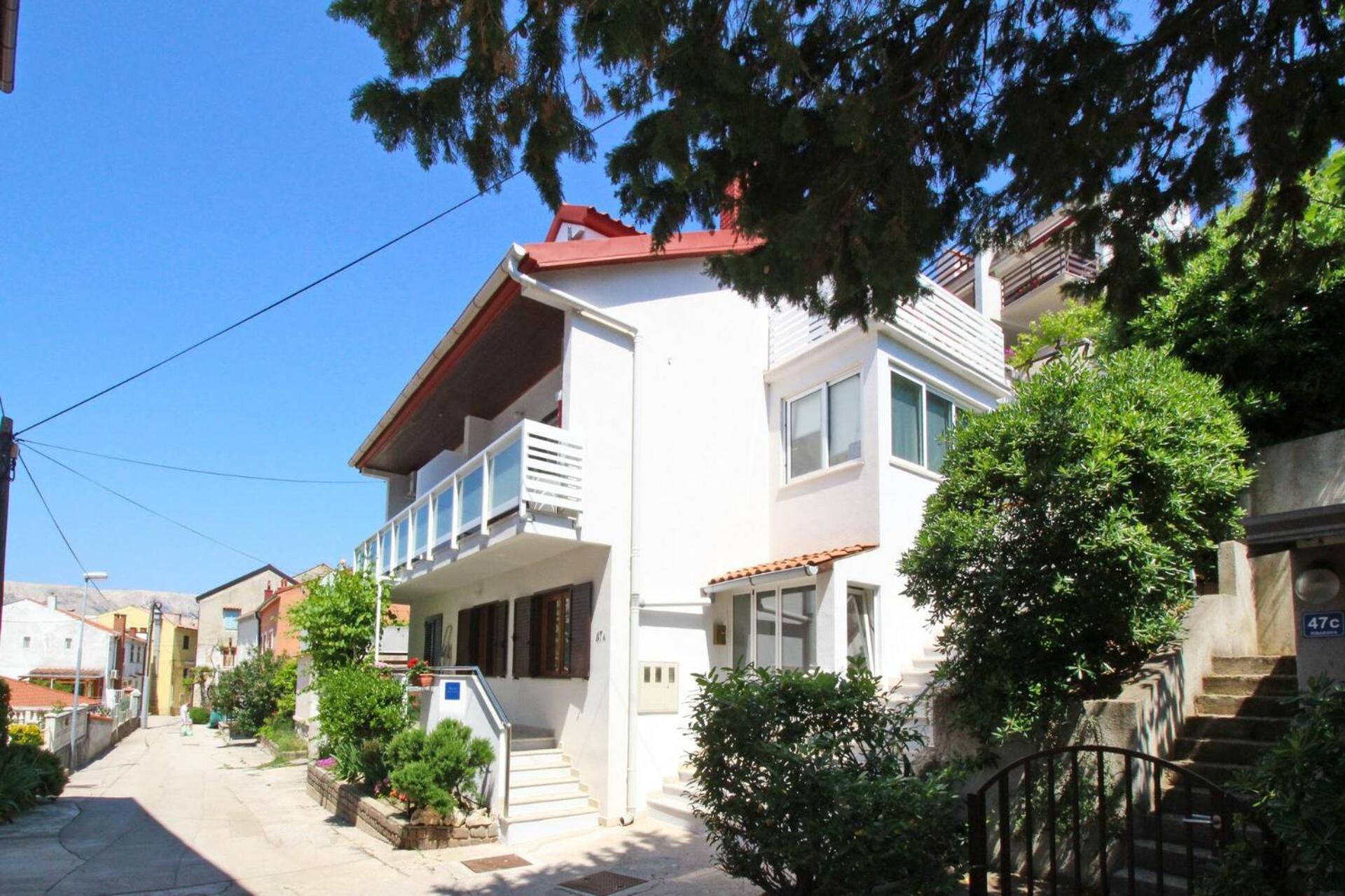 Apartments Silvija Cubranic Baška Eksteriør bilde